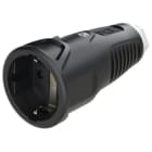 PC ELECTRIC - Taurus2 Gummi-Kupplung nat SH IP20 (schwarz/weiß)
