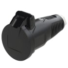PC ELECTRIC - Taurus2 Vollgummi-Kupplung KD nat IP54 (schwarz/weiß)