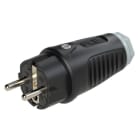 PC ELECTRIC - Taurus2 Vollgummi-Stecker 2SL IP54 (schwarz/grau)