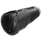 PC ELECTRIC - Taurus2 Gummi-Kupplung nat SH IP20 (schwarz/grau)