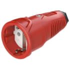 PC ELECTRIC - Taurus2 Gummi-Kupplung nat IP20 (rot/schwarz)