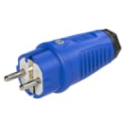 PC ELECTRIC - Taurus2 Gummi-Stecker nat IP54 (blau/schwarz)