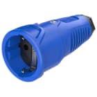 PC ELECTRIC - Taurus2 Vollgummi-Kupplung nat IP20 (blau/schwarz)