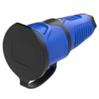 PC ELECTRIC - Taurus2 Vollgummi-Kupplung DB nat IP54 (blau/schwarz)
