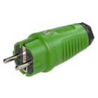 PC ELECTRIC - Taurus2 Vollgummi-Stecker 2SL IP54 (grün/schwarz)