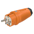 PC ELECTRIC - Taurus2 Gummi-Stecker nat IP54 (orange/schwarz)