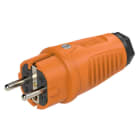 PC ELECTRIC - Taurus2 Vollgummi-Stecker 2SL IP54 (orange/schwarz)