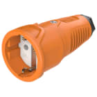 PC ELECTRIC - Taurus2 Gummi-Kupplung nat IP20 (orange/schwarz)