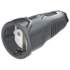 PC ELECTRIC - Taurus2 Gummi-Kupplung nat IP20 (anthrazit/schwarz)