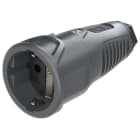 PC ELECTRIC - Taurus2 Vollgummi-Kupplung nat IP20 (anthrazit/schwarz)