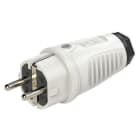 PC ELECTRIC - Taurus2 Vollgummi-Stecker nat IP54 (hellgrau/schwarz)