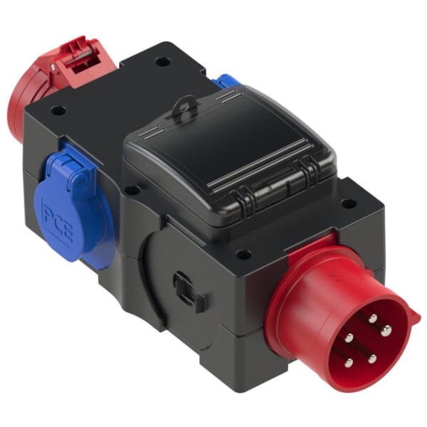 PC ELECTRIC - Mobilverteiler Kunststoff Baureihe ST.ANTON 6F 16/5 2xSSD GS32/5 Ea IP44