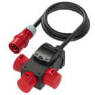 PC ELECTRIC - Mobilverteiler Kunststoff Baureihe ST.ANTON 6F 3x32/5 2m5G6St32 Ea IP44