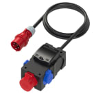 PC ELECTRIC - Mobilverteiler Kunststoff Baureihe ST.ANTON 6F 16/5 2xSSD 2m5G2St16 Ea IP44