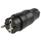 PC ELECTRIC - Schutzkontaktstecker 2SL IP54 schwarz Serie TopTaurus2