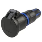 PC ELECTRIC - Schutzkontaktkupplung KD nat LED IP54 blau Serie TopTaurus2