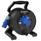 PC ELECTRIC - Kabeltrommel XREEL 250 2xCEE 16A 3p 6h 230V 20m 3G2,5 H07RN-F schwarz K2 IP54