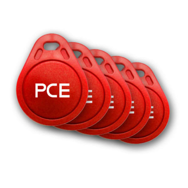 PC ELECTRIC E-MOBILITY - 5x RFID Schlüsselanhänger Chip mit PCE Logo (Preis per Stk.)