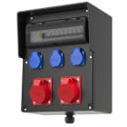 PC ELECTRIC - Wandverteiler Vollgummi Baureihe SALZBURG BV 2x16/5 3xSSD M25u HKL Ea