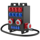 PC ELECTRIC - Mobilverteiler Vollgummi Baureihe Zirl BV 125/5 2x63/5 2x32/5 2x16/5 4x16 IP54