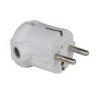 PC ELECTRIC - Schutzkontaktstecker PP 2SL seitlich IP20 grau