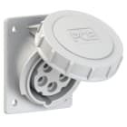 PC ELECTRIC - CEE-Anbausteckdose schräg (80x97mm) 16A 5p 1h IP67