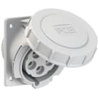 PC ELECTRIC - CEE-Anbausteckdose schräg (80x97mm) 32A 5p 1h IP67