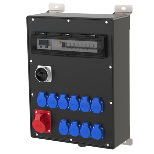 PC ELECTRIC - Wandverteiler Vollgummi Zams BV 16/5 10xSSD M32u HKL D-Zä Ea