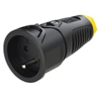 PC ELECTRIC - Taurus2 Gummi-Kupplung fb SH IP20 (schwarz/gelb)