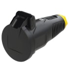 PC ELECTRIC - Taurus2 Gummi-Kupplung KD nat IP54 (schwarz/gelb)
