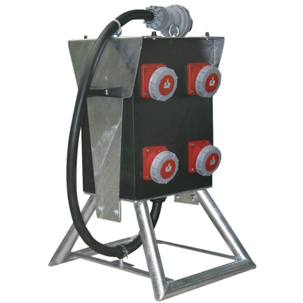 PC ELECTRIC - Mobilverteiler Vollgummi Baureihe ZIRL BV 4x63/5 2m5G35St125/5 Schlitt.Tyt IP54