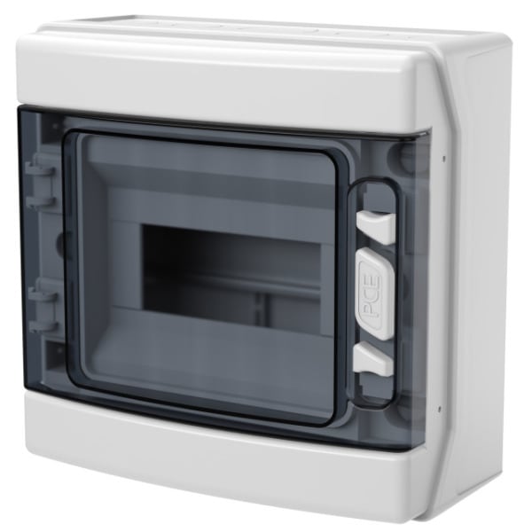 PC ELECTRIC - Leergehäuse T-BOX 1x8TE Fenster IP65