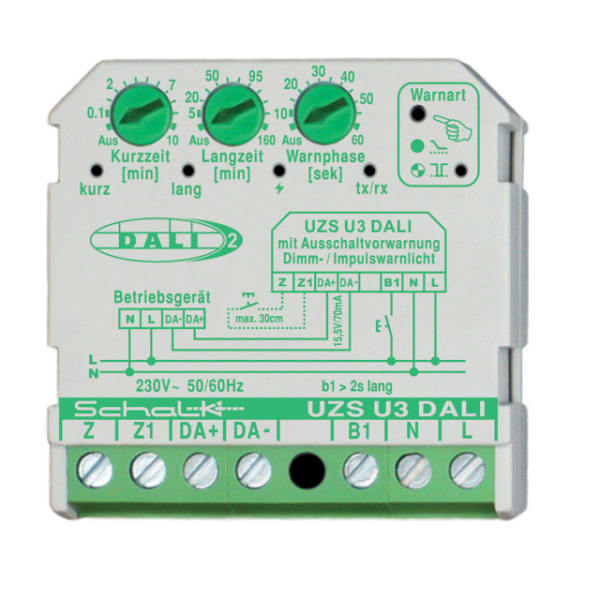 SCHALK - Universal-Lichtzeitschalter DALI (230V AC, UP), integr. Netzteil