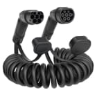 PC ELECTRIC E-MOBILITY - EV Ladekabel (AC) Mode 3 Typ2-Typ2 32A 3ph 22kW L=5m spiralisiert schwarz