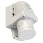 PC ELECTRIC - CEE-Wandgerätestecker 32A 3p 1h IP44  mit Deckel