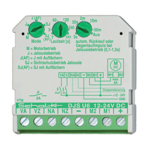 PC ELECTRIC - DC-Jalousie-Steuerung (UP) 12-24V DC