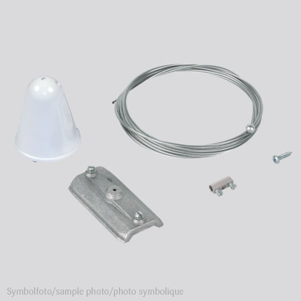 PLANLICHT - SEILABHÄNGUNG 2000mm WSzu 3-Phasen Stromschiene
