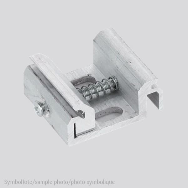 PLANLICHT - BEFESTIGUNGSKLAMMER alu zu 3-Phasen Stromschiene