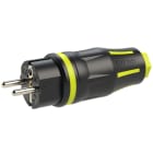 GIFAS - Vollgummi-Schukostecker 16A 230V  Industrieausführung