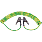 GIFAS - Erdungsspiralkabel mit Erdklemmen verchromt, 6 mm2