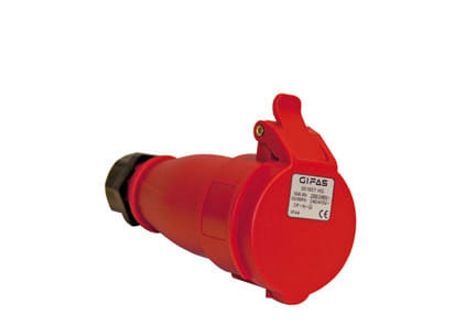 GIFAS - CEE-Kupplung 3P 16A 6h 230V IP44