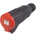 GIFAS - Vollgummi-CEE-Kupplung 5x16A 400V IP44
