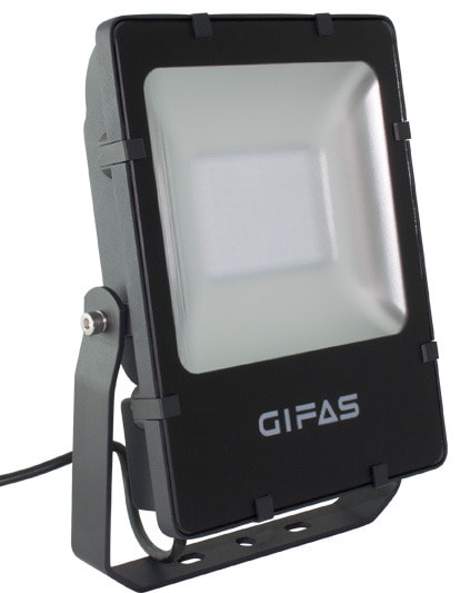 GIFAS - LED Flächenstrahler PLAZA FlatLED Flood, IP66, 48W, 7.500lm