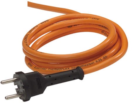 GIFAS - Geräteanschlussltg., 10m Thermoflex 2x1,0 gelb, Konturenst. 16A