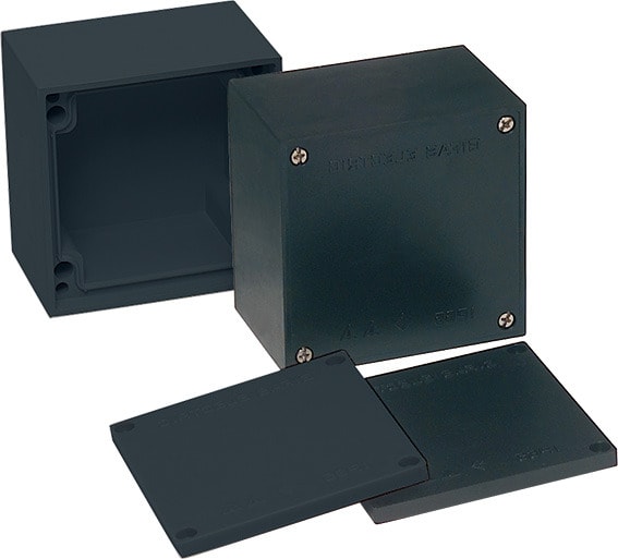 GIFAS - Vollgummi Gehäuse BR 1010 - IP65, schwarz