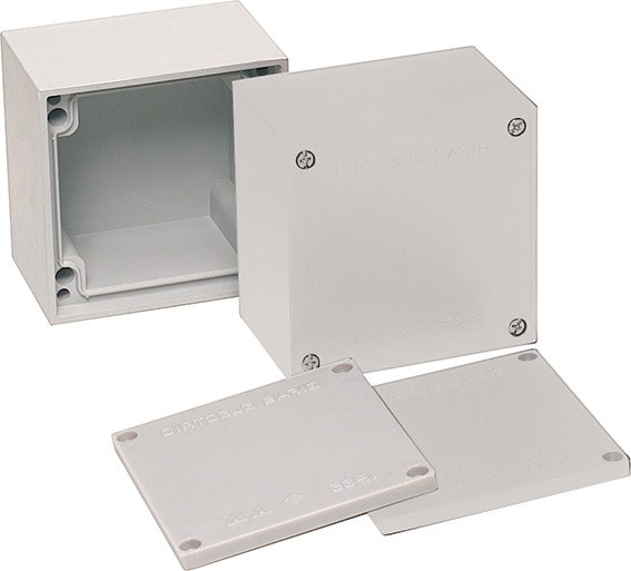 GIFAS - Vollgummi Gehäuse BR 1010 - IP65, grau