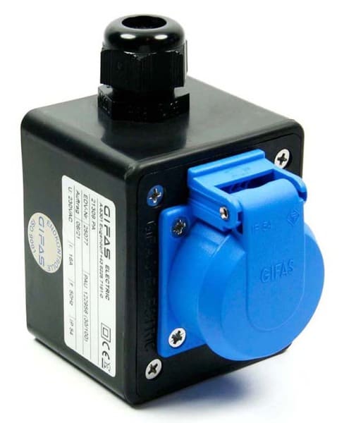 GIFAS - VG AP Steckdose BR 2100 IP44 1xSchuko M20