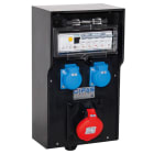 GIFAS - VG AP Steckdosenverteiler BR 7300 IP44 CEE16A Schuko FI LS M25