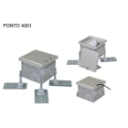 GIFAS - Bodensteckdose mit Klappdeckel, geschl. IP65, 2xSchuko 230V
