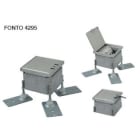 GIFAS - Bodensteckdose mit Klappdeckel, geschl. IP65, 2xSchuko 230V